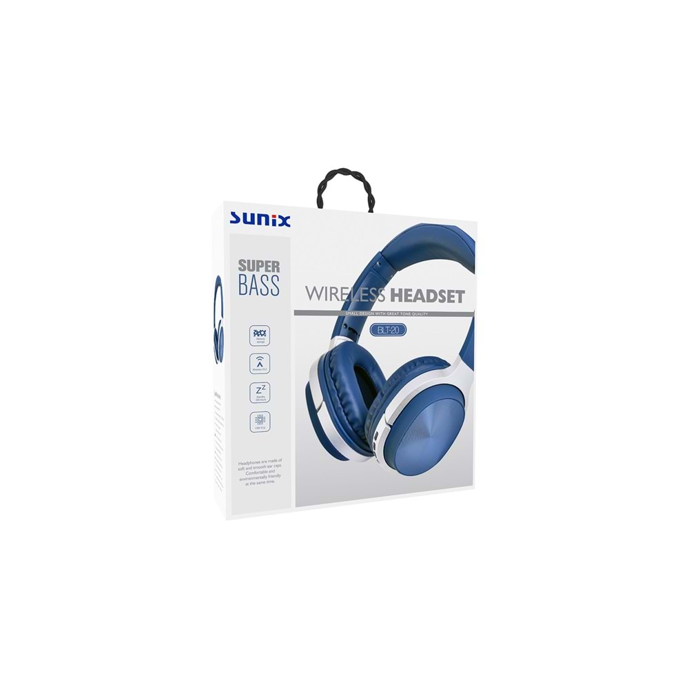 BLT20 Bluetooth Kulaklık - Mavi