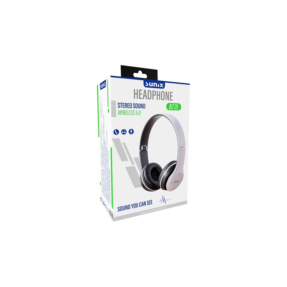 BLT25 Bluetooth Kulaklık BEYAZ