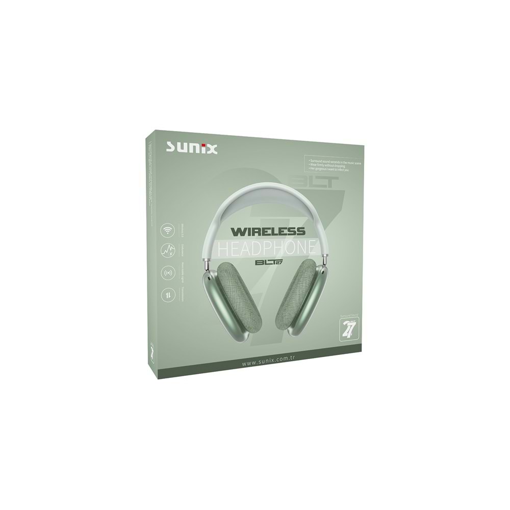 BLT27 Bluetooth Kulaklık - Yeşil