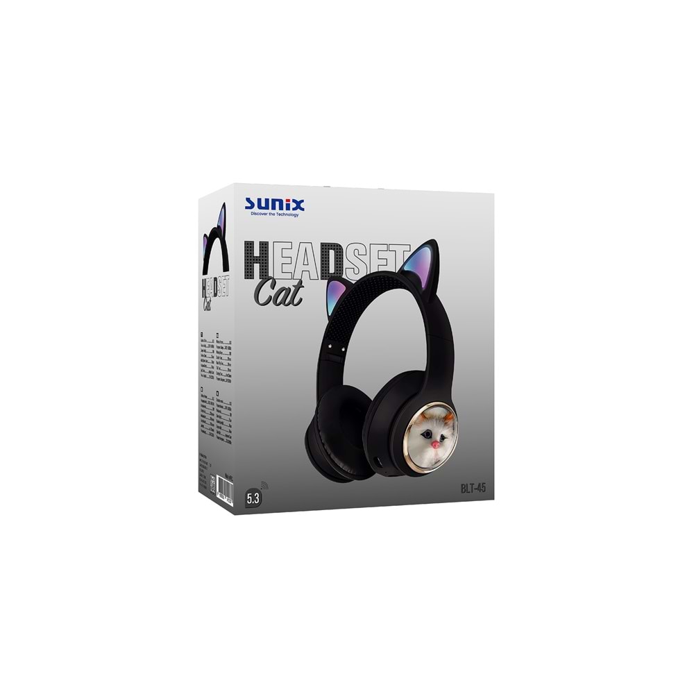 BLT45 Bluetooth Kulaklık - Siyah