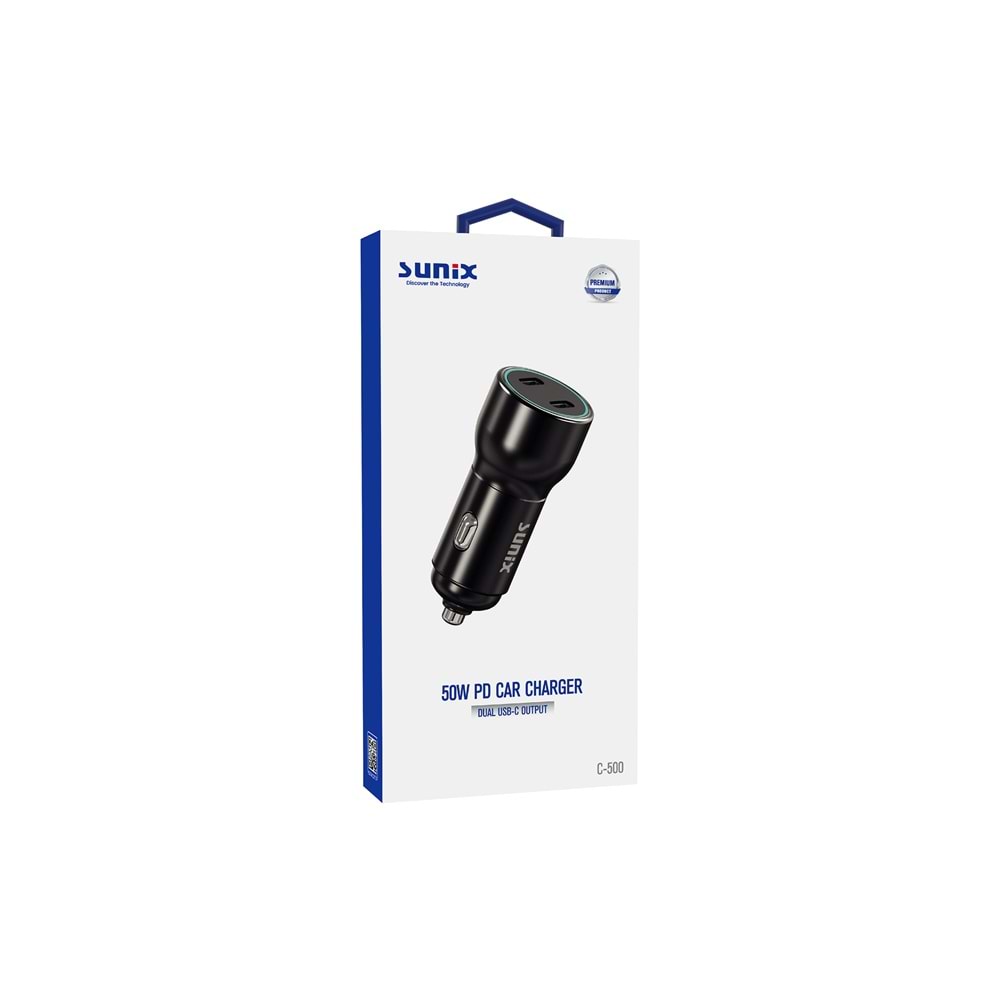 C500 Araç 50W Şarj Başlık