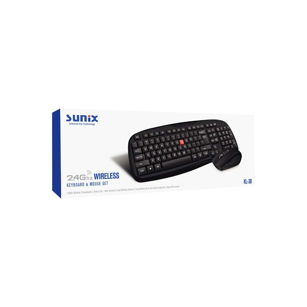 KL30 Kablosuz Klavye ve Mouse Seti