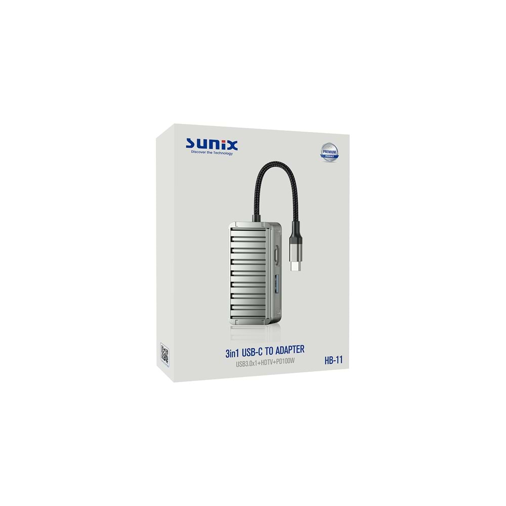 HB11 3in1 Usb-C Hub