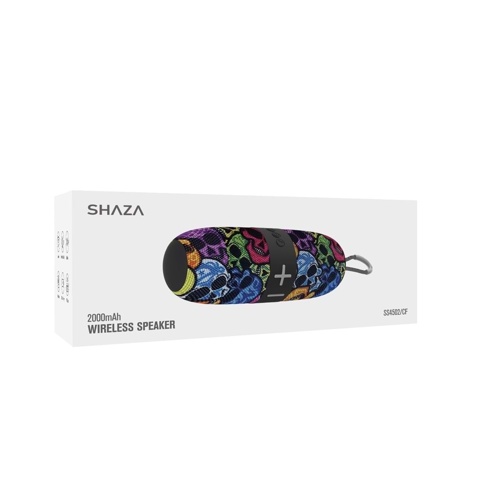 SHAZA SS4502 Bluetooth Hoparlör 8W*2 Ses Çıkışı Rengarenk