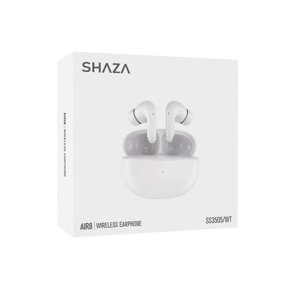 SHAZA SS3505 AİR8 KULAKLIK BEYAZ