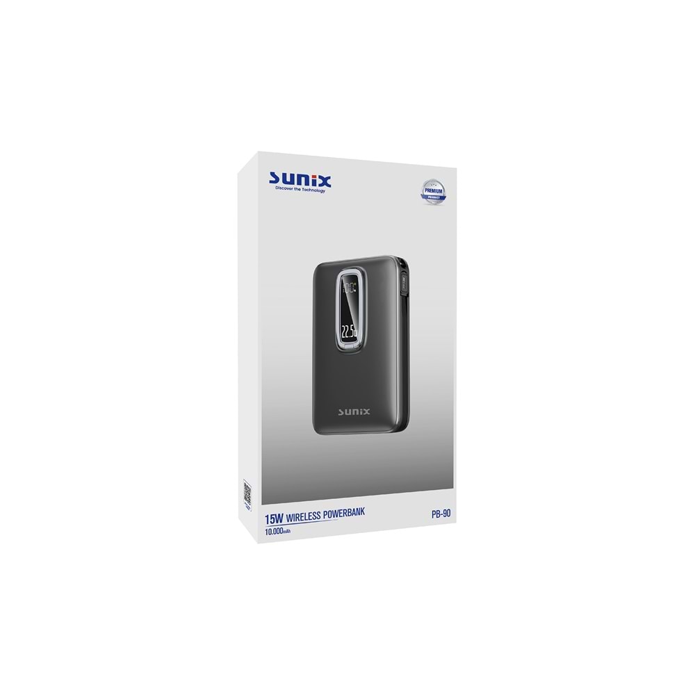 PB90/10.000 mAh Standlı Wireless Powerbank