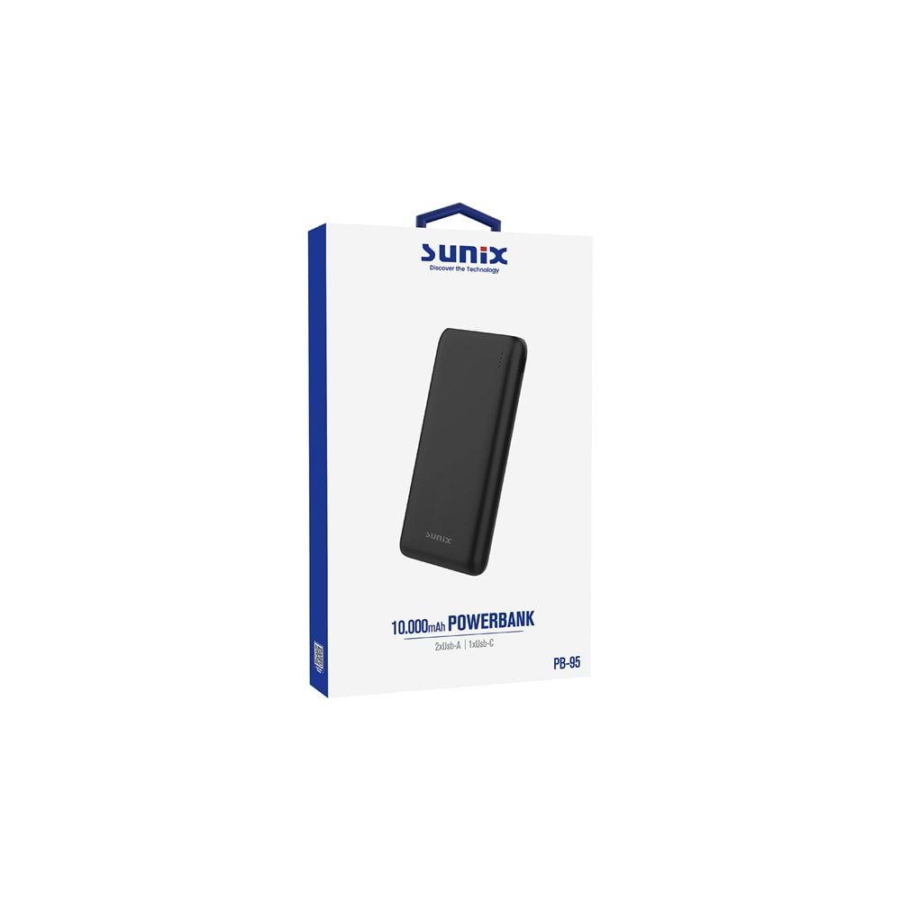 PB95 / 10.000 mAh Powerbank - Siyah