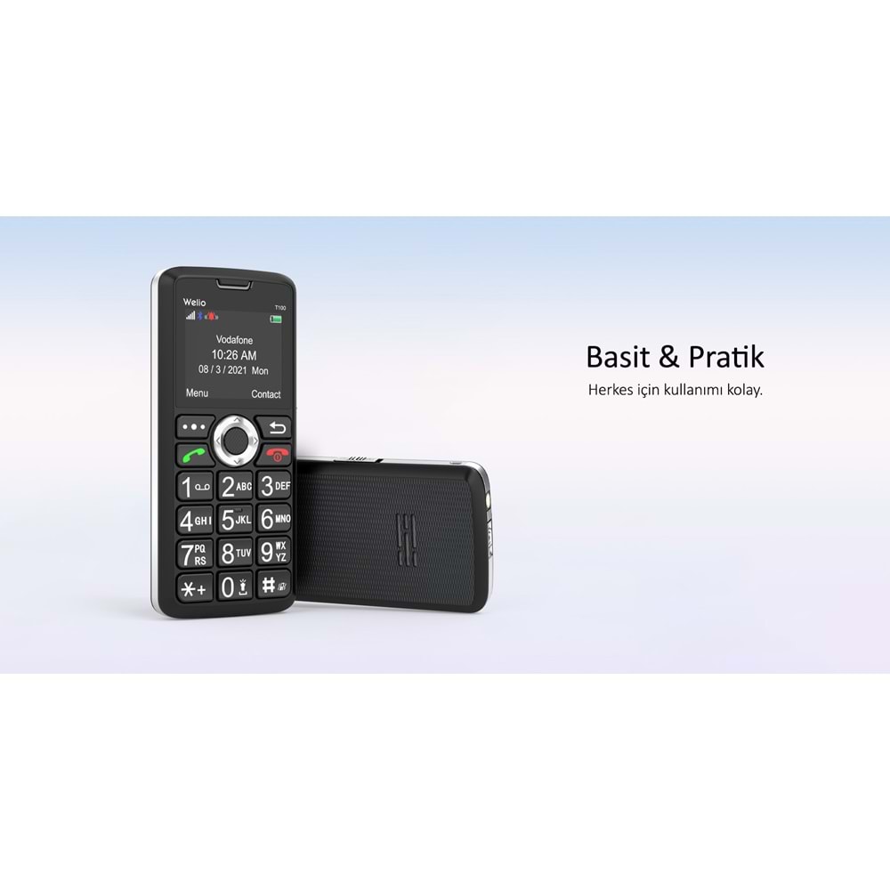 WELİO WKEY T100 KAMERASIZ TELEFON