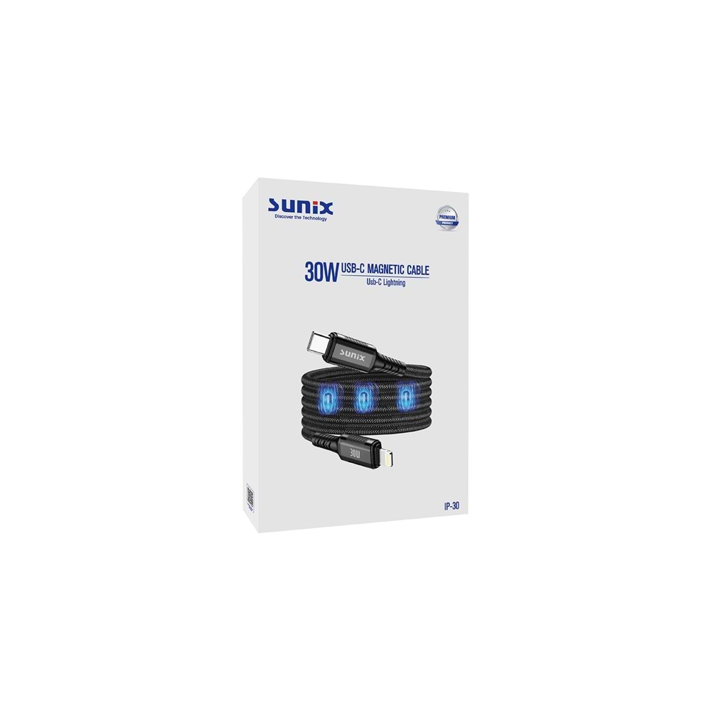 İP30 İPHONE MAGNETİC 30W KABLO