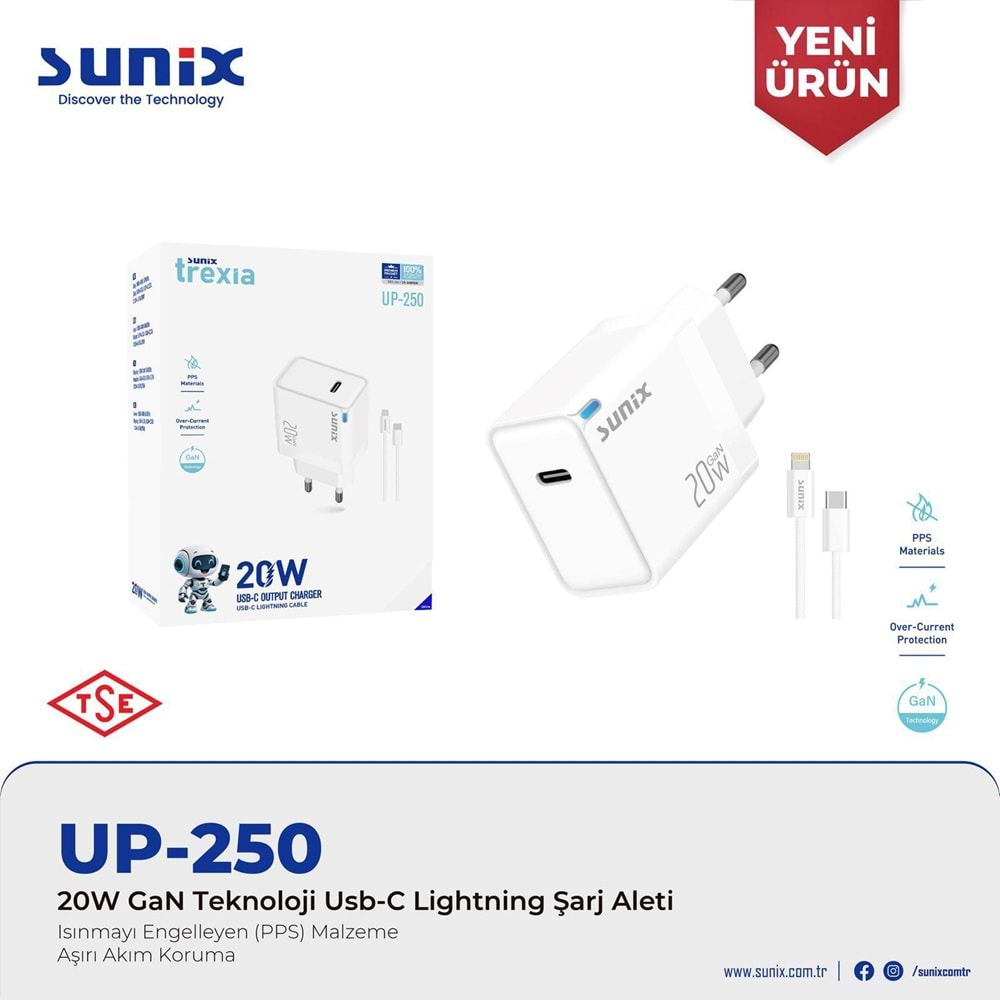 UP250 20W İPHONE ŞARJ
