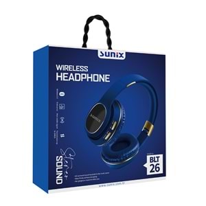 BLT26 Bluetooth Kulaklık - Mavi