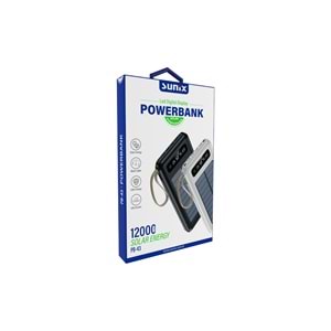 PB43 / 12.000 mAh Solar Energy Powerbank