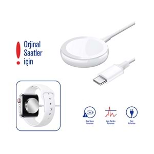 WTH20 Usb-C Manyetik Saat Şarj Kablosu