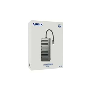 HB13 100W 7in1 Usb-C Hub