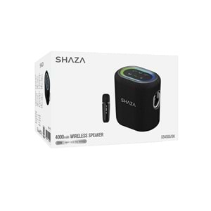 SHAZA SS4505 Bluetooth Mikrofonlu Hoparlör - 30W Ses Çıkışı Siyah