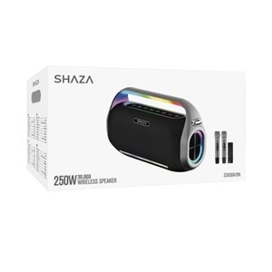SHAZA SS4504 Bluetooth Mikrofonlu Hoparlör - 250W Ses Çıkışı Siyah