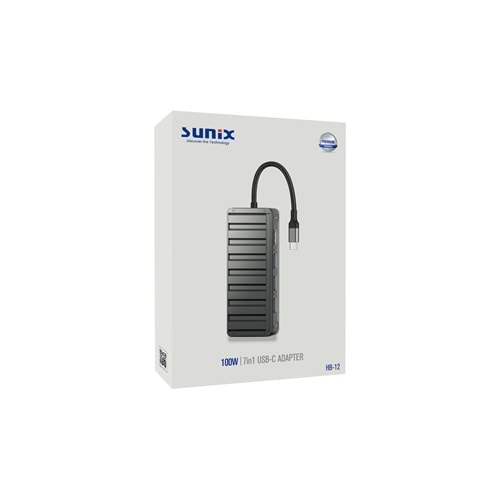 HB12 100W 7in1 Usb-C Hub