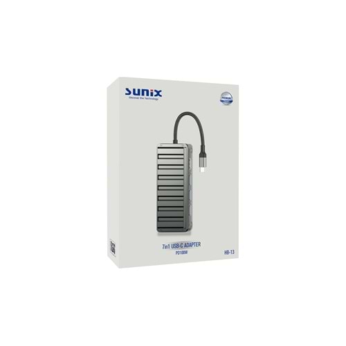 HB13 100W 7in1 Usb-C Hub