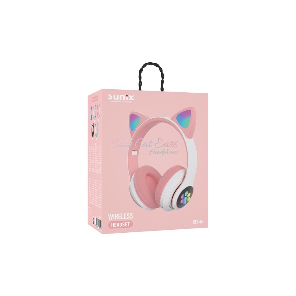 BLT44 Bluetooth Kulaklık - Pembe
