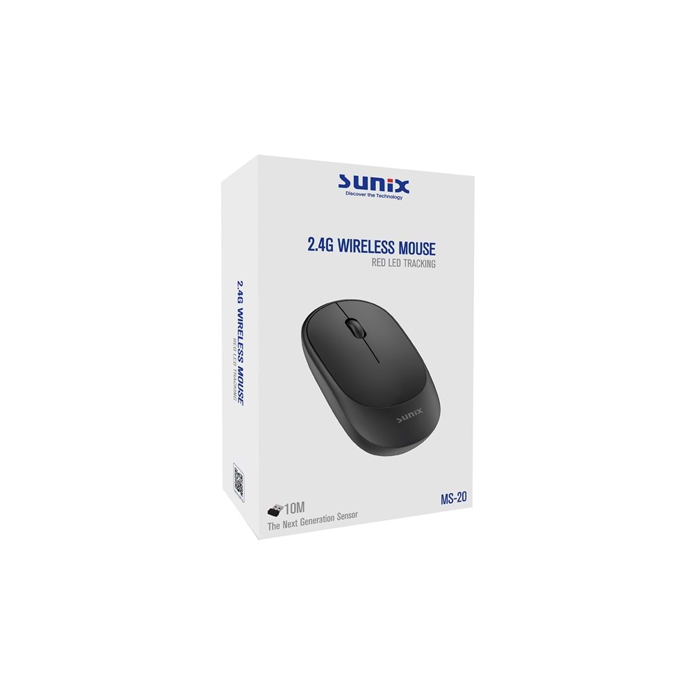 MS20 2.4G Kablosuz Mouse - Siyah